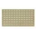 Global Equipment GEC&#153; Louvered Wall Panel Without Bins 18x19 Tan 550148TN